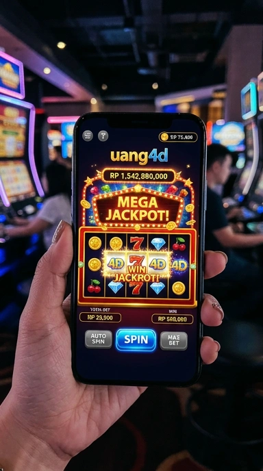 Tampilan utama aplikasi uang4d yang memudahkan navigasi.